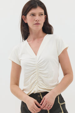 Niv Black Shirt with white print