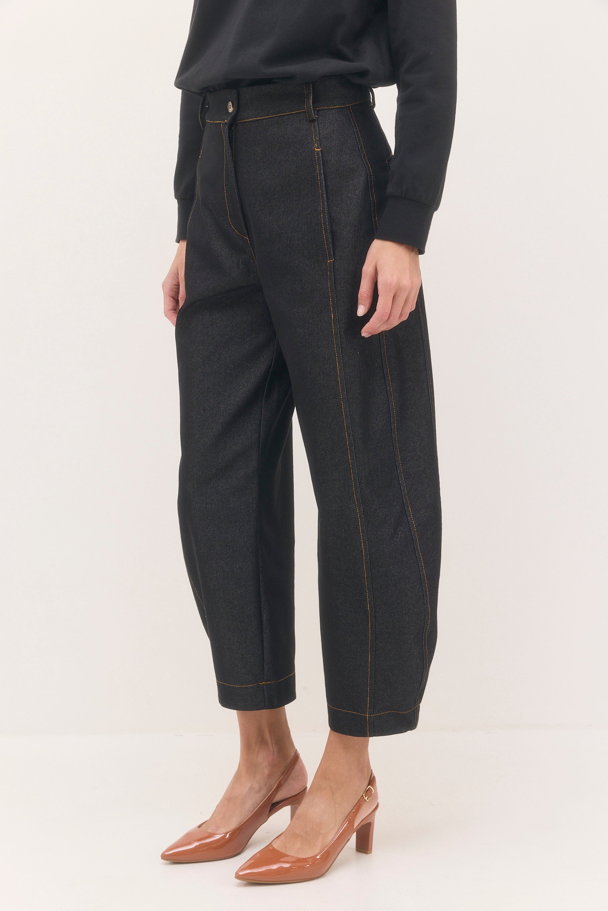 מכנסי אליזבת' ג'ינס כהה