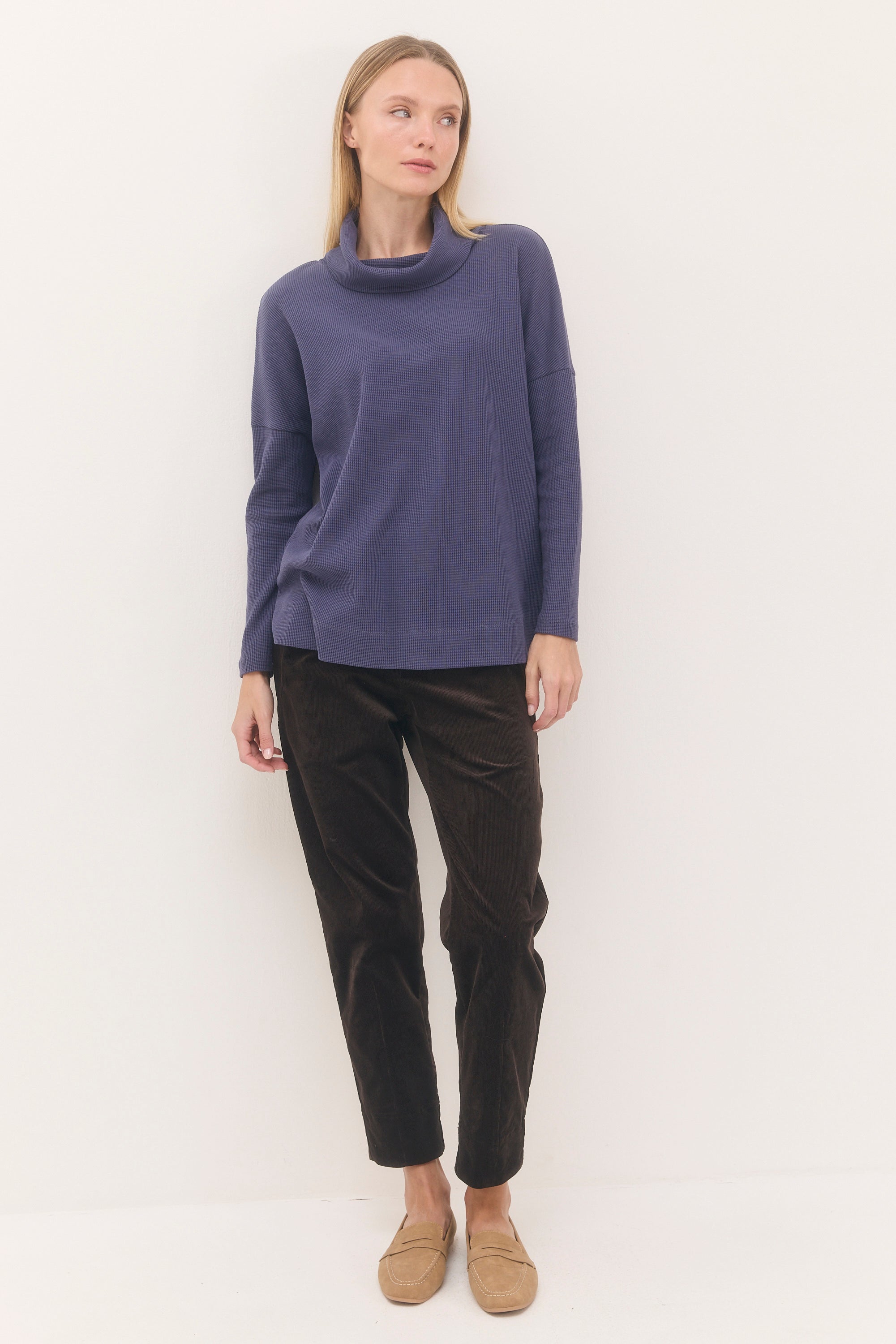 מכנסי נעמה שחור חום