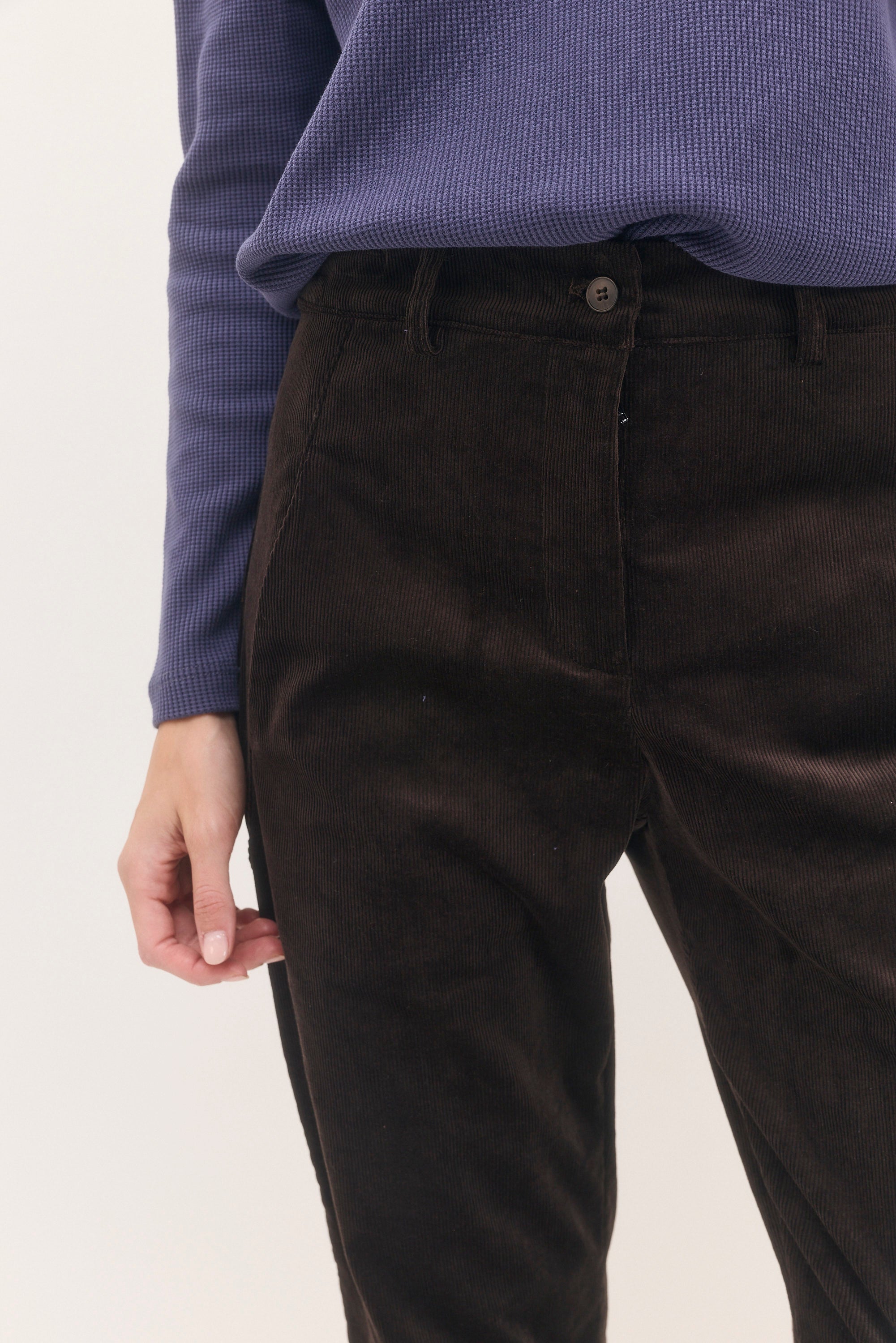 מכנסי נעמה שחור חום