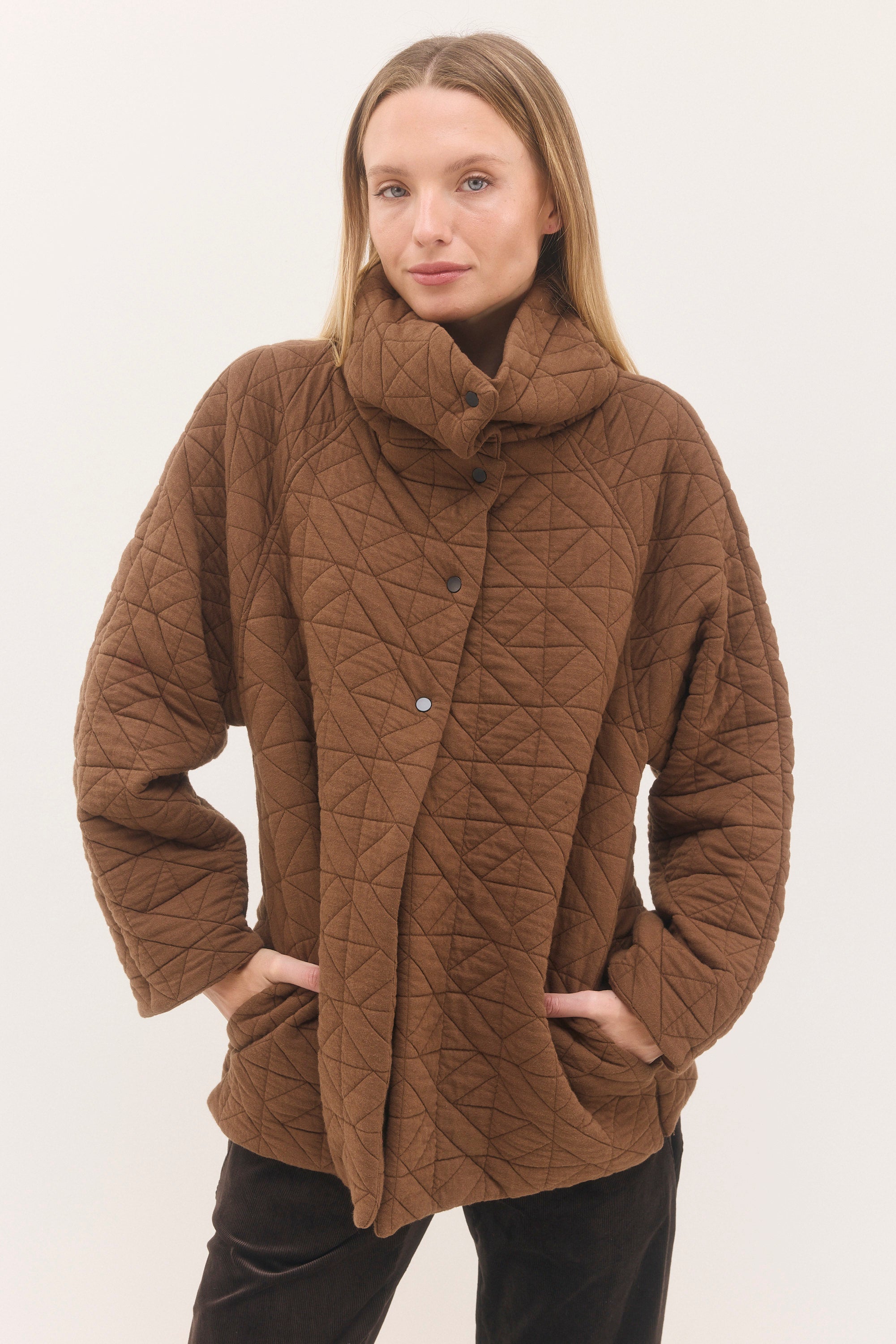 ג'קט מעיל סנדרה חום