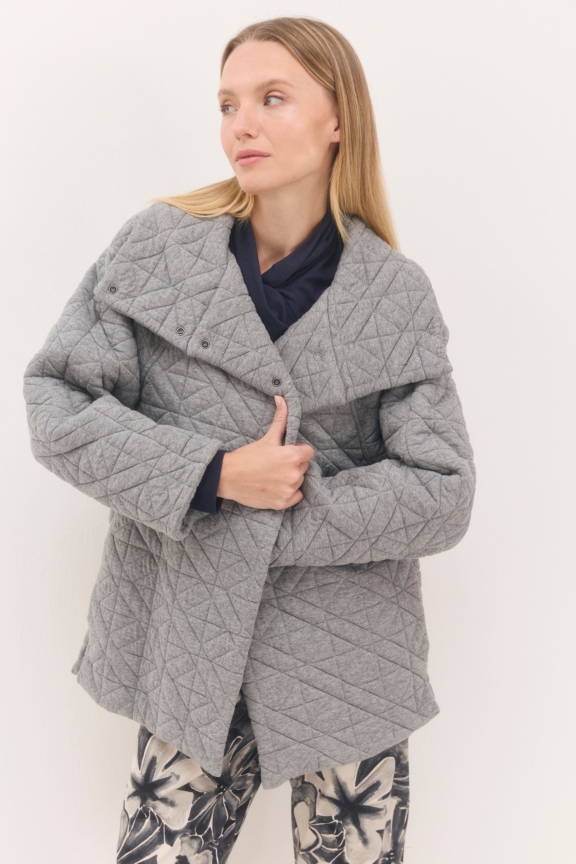 ג'קט מעיל סנדרה אפור