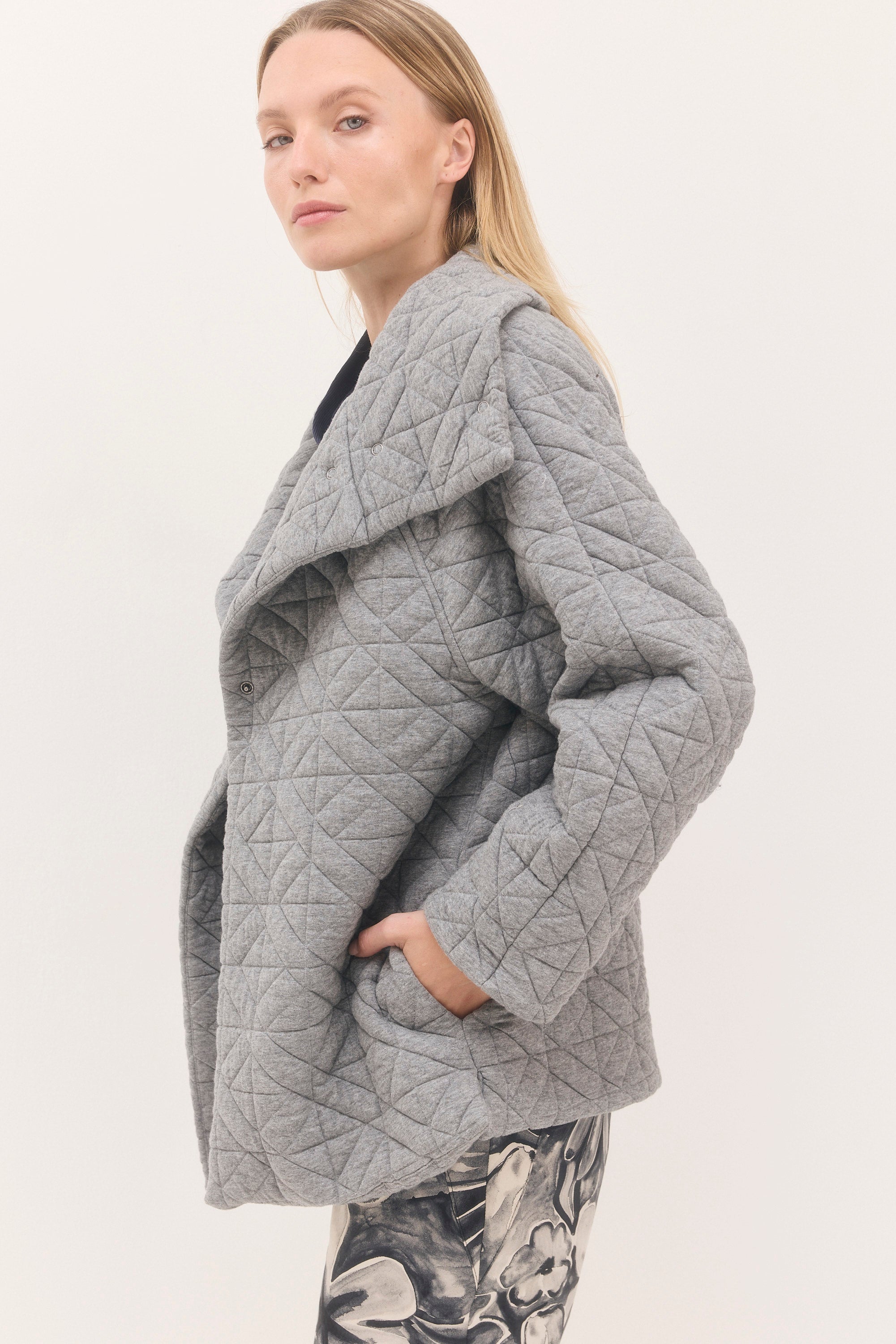 ג'קט מעיל סנדרה אפור