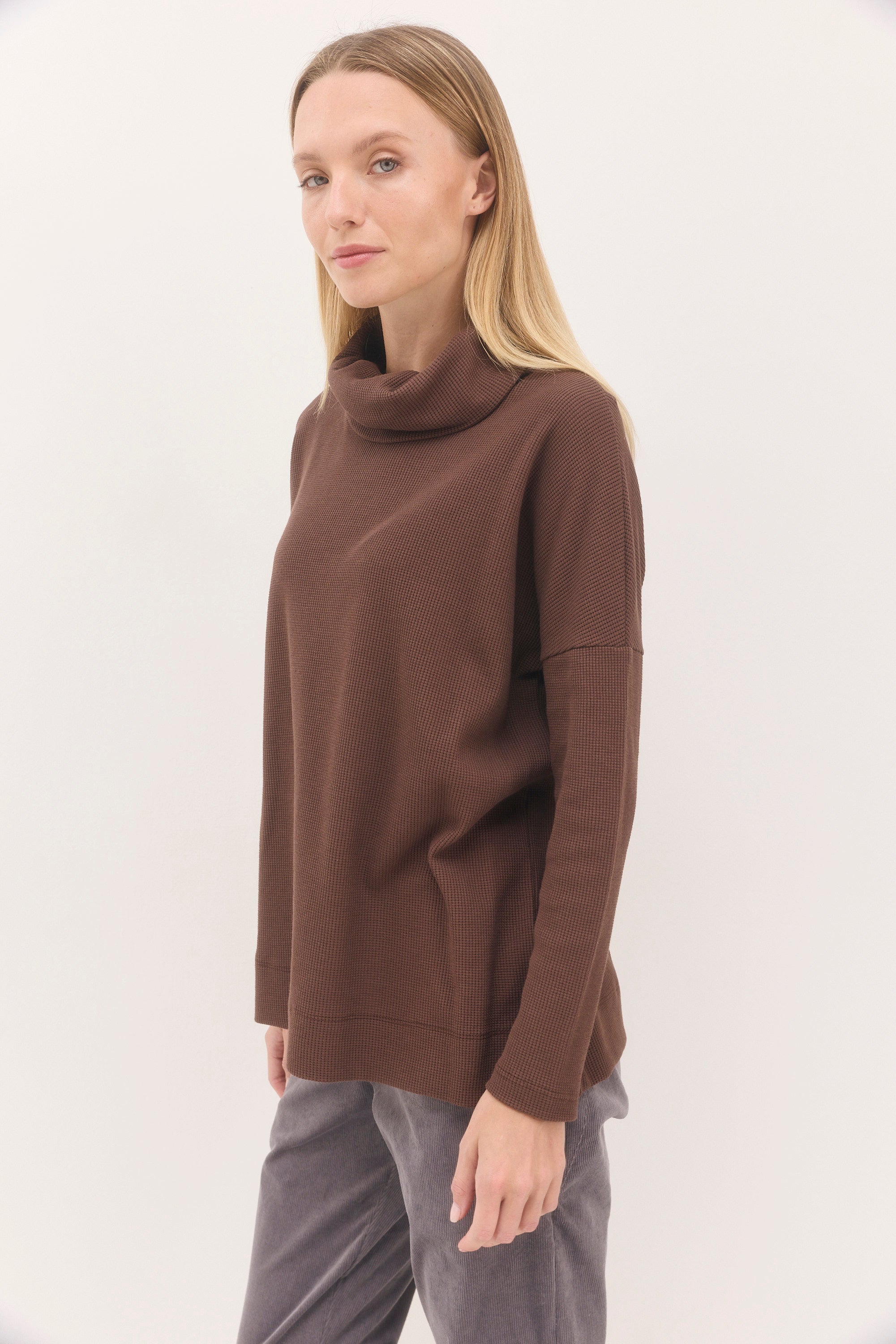 חולצת לונה חום