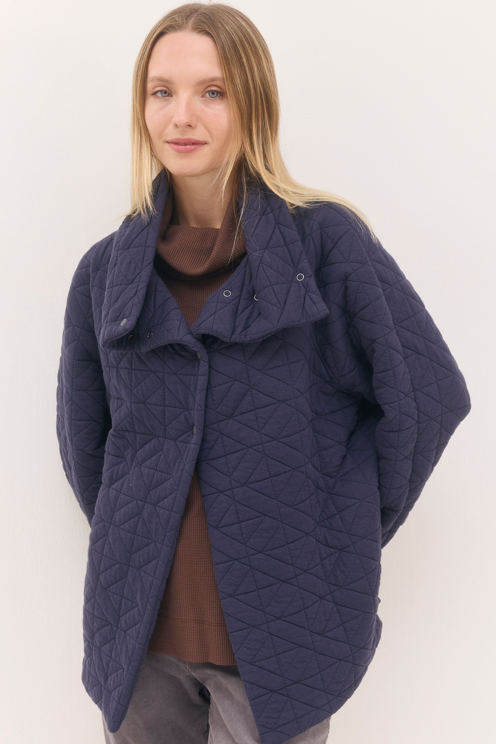 ג'קט מעיל סנדרה כחול