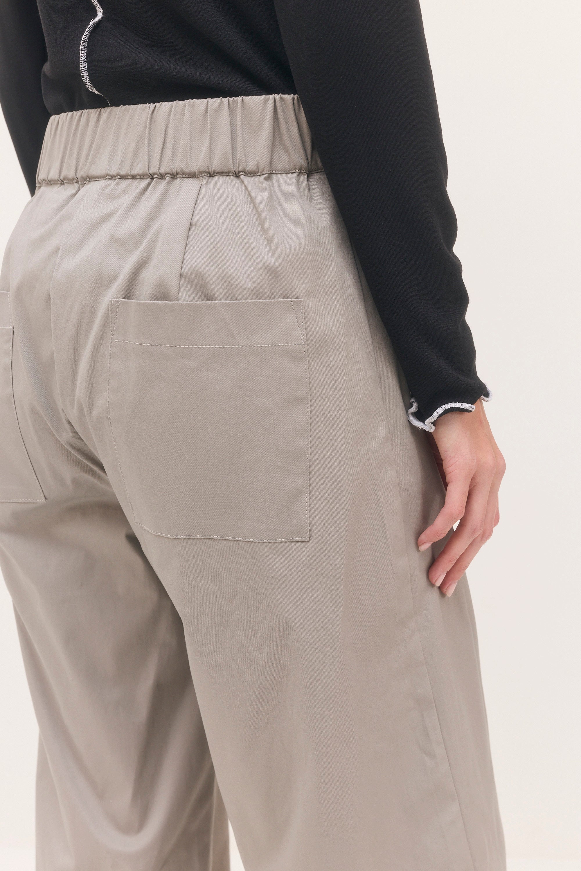 מכנסי יובל אפור אבן