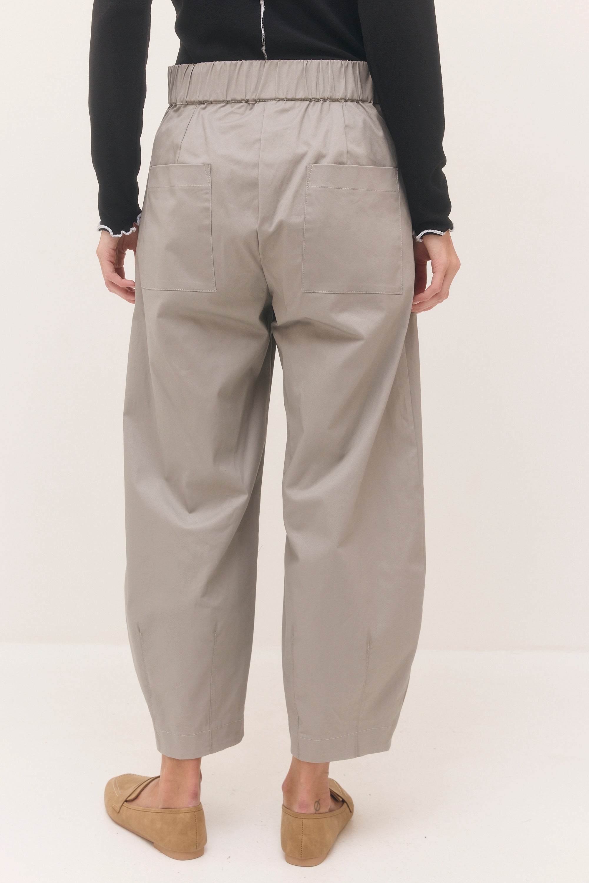 מכנסי יובל אפור אבן