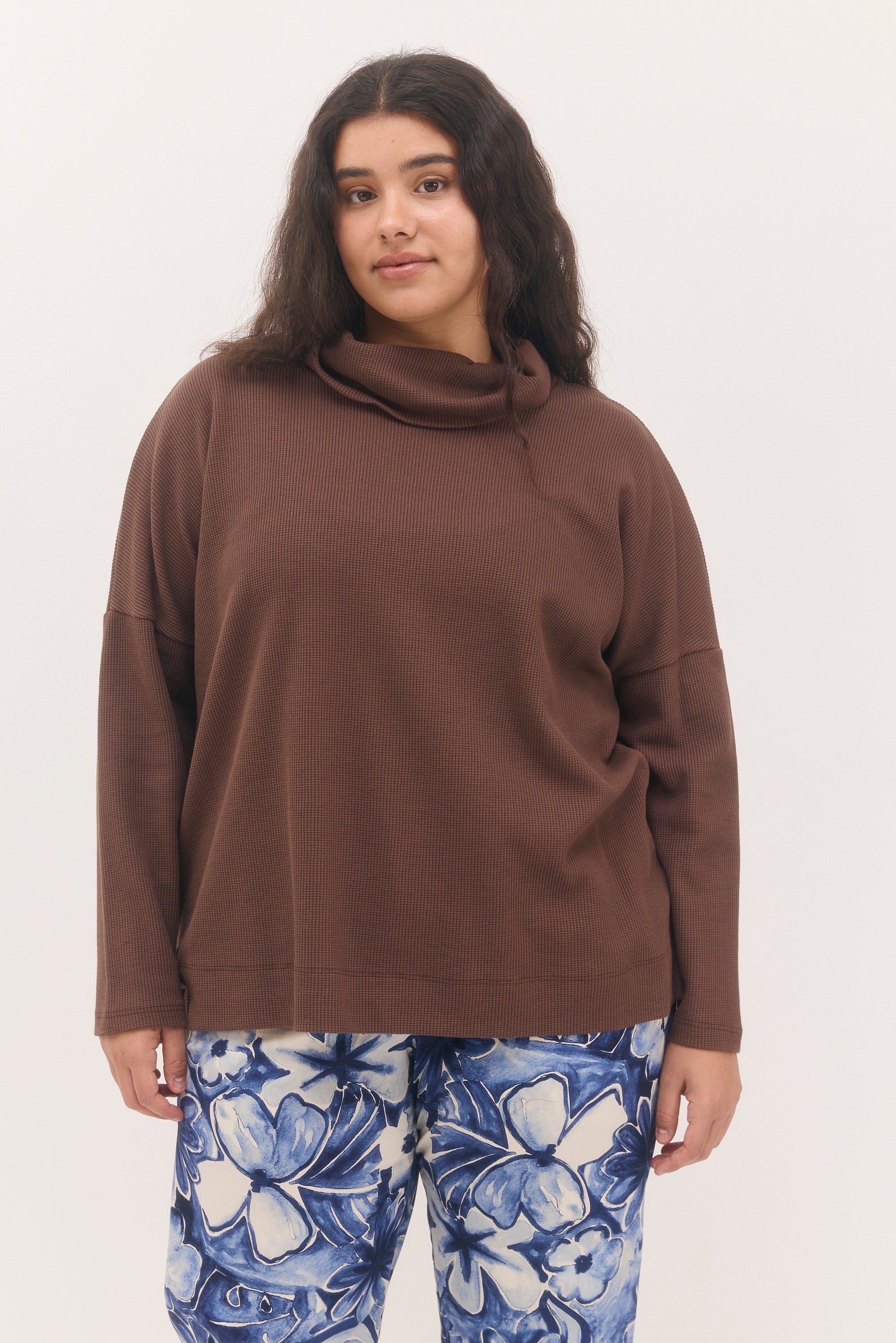 חולצת לונה חום