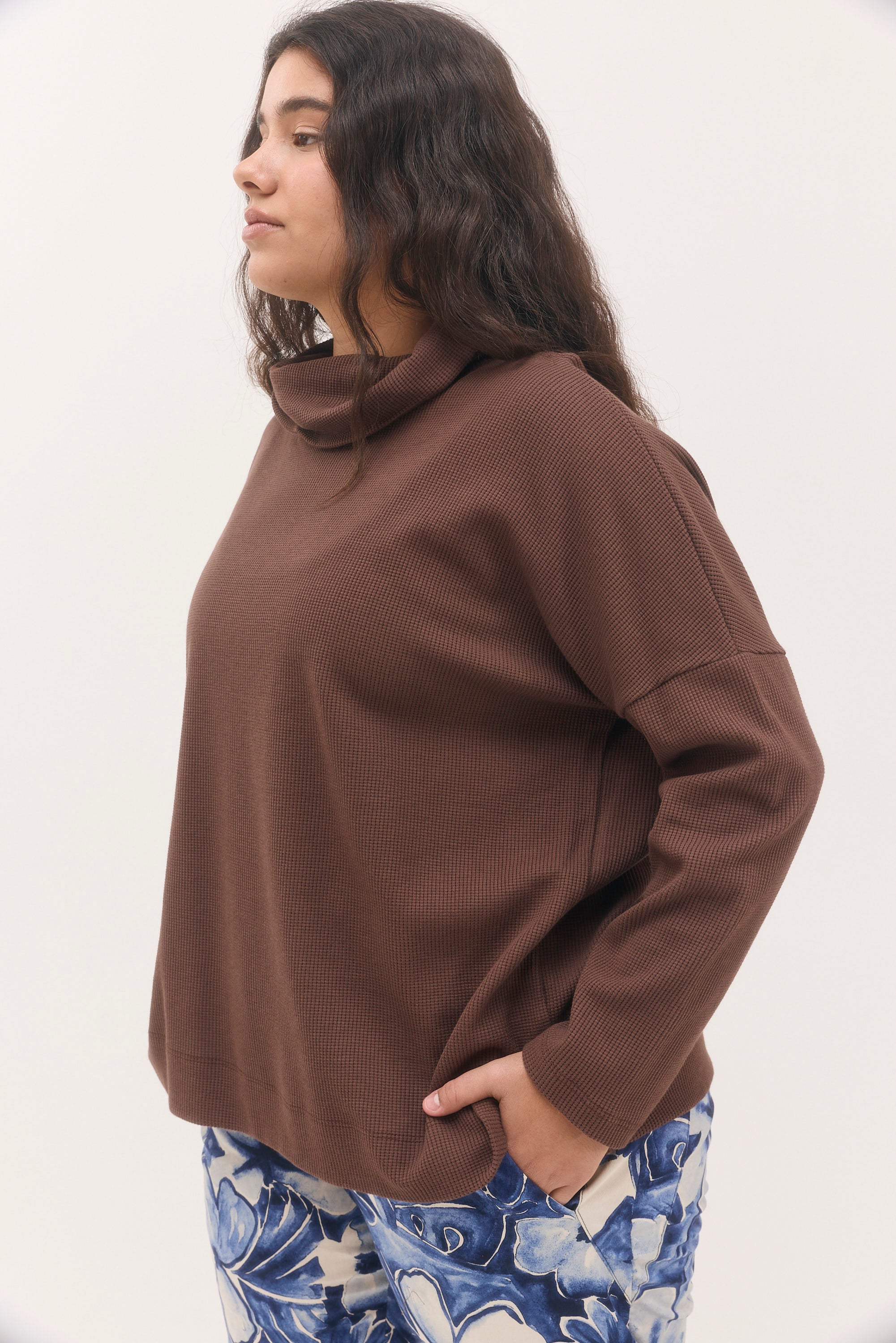 חולצת לונה חום