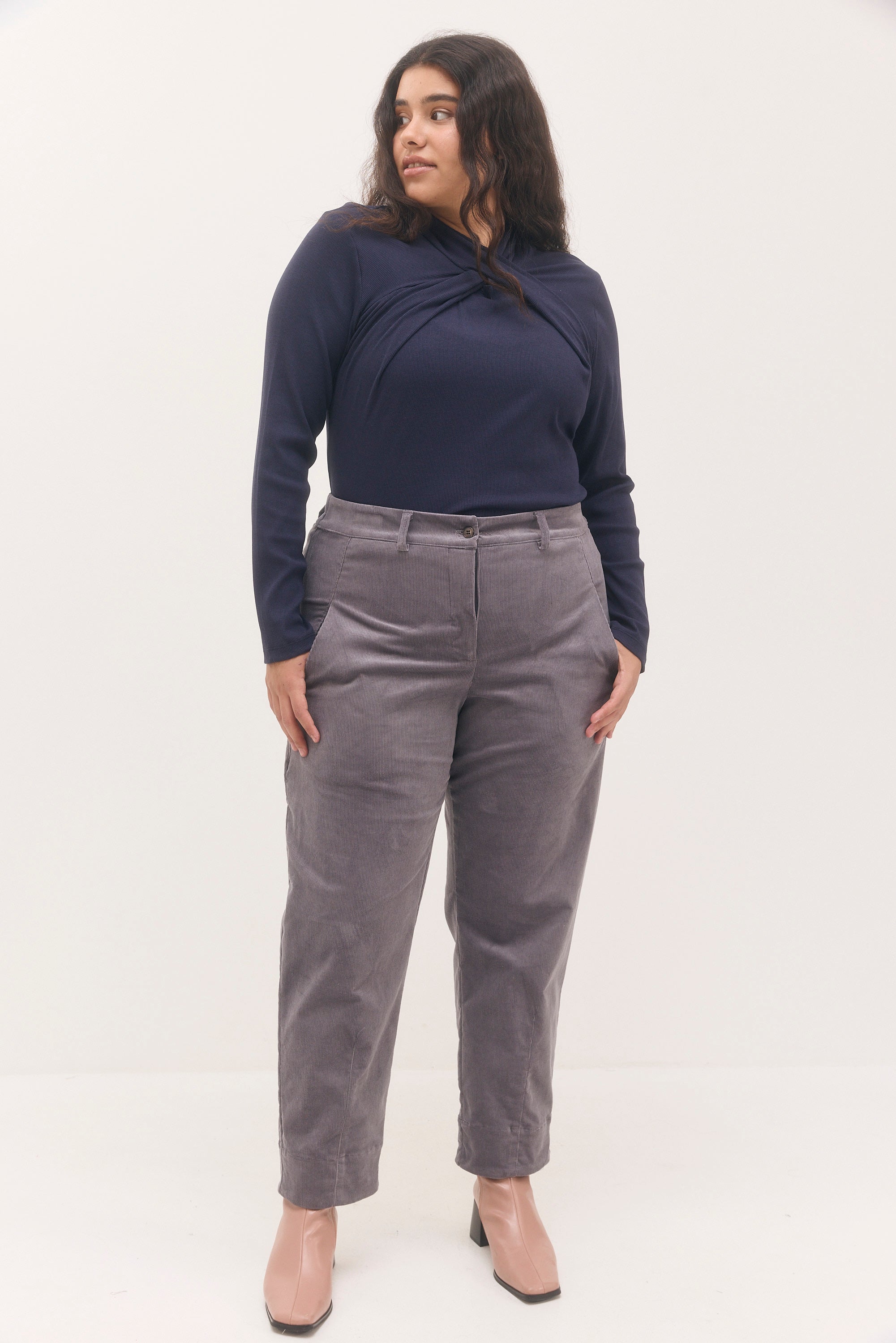 מכנסי נעמה אפור