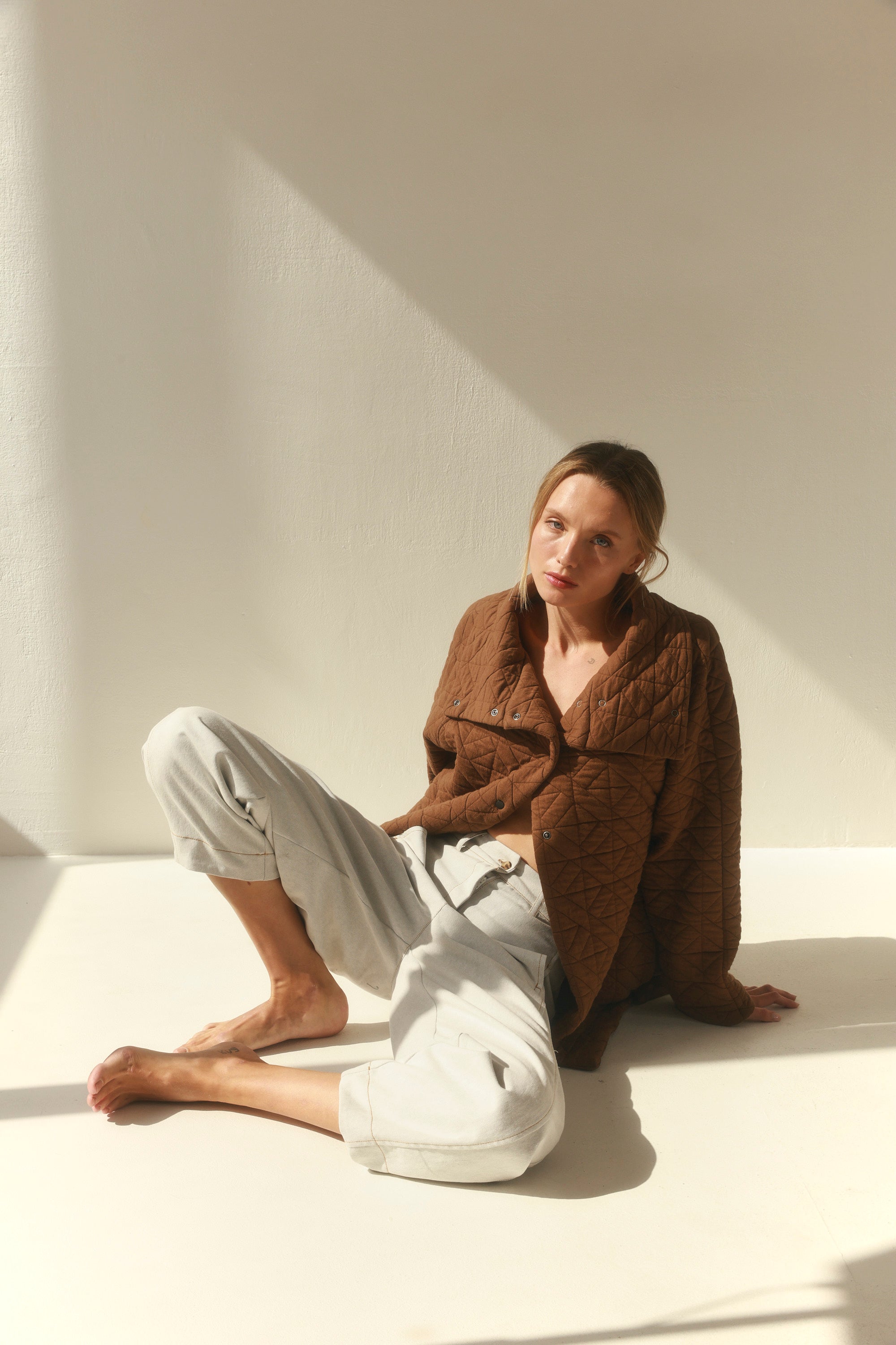 מכנסי אליזבת' ג'ינס בהיר